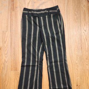 Urban Outfitters size 6 Flared Pin Stripe Black 90s Pants